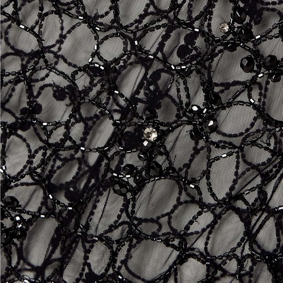 Clio Peppiatt Caviar Embellished Tulle Mini Dress, Size M - Picture 4 of 7